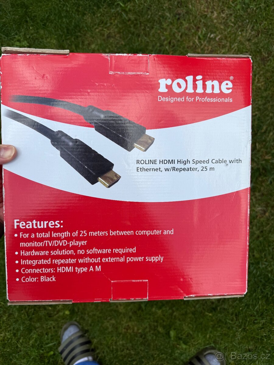 ROLINE HDMI 25m profesionalni kabel se zesilovacem
