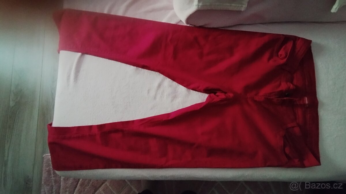 Dámské plátěné kalhoty velikost 44