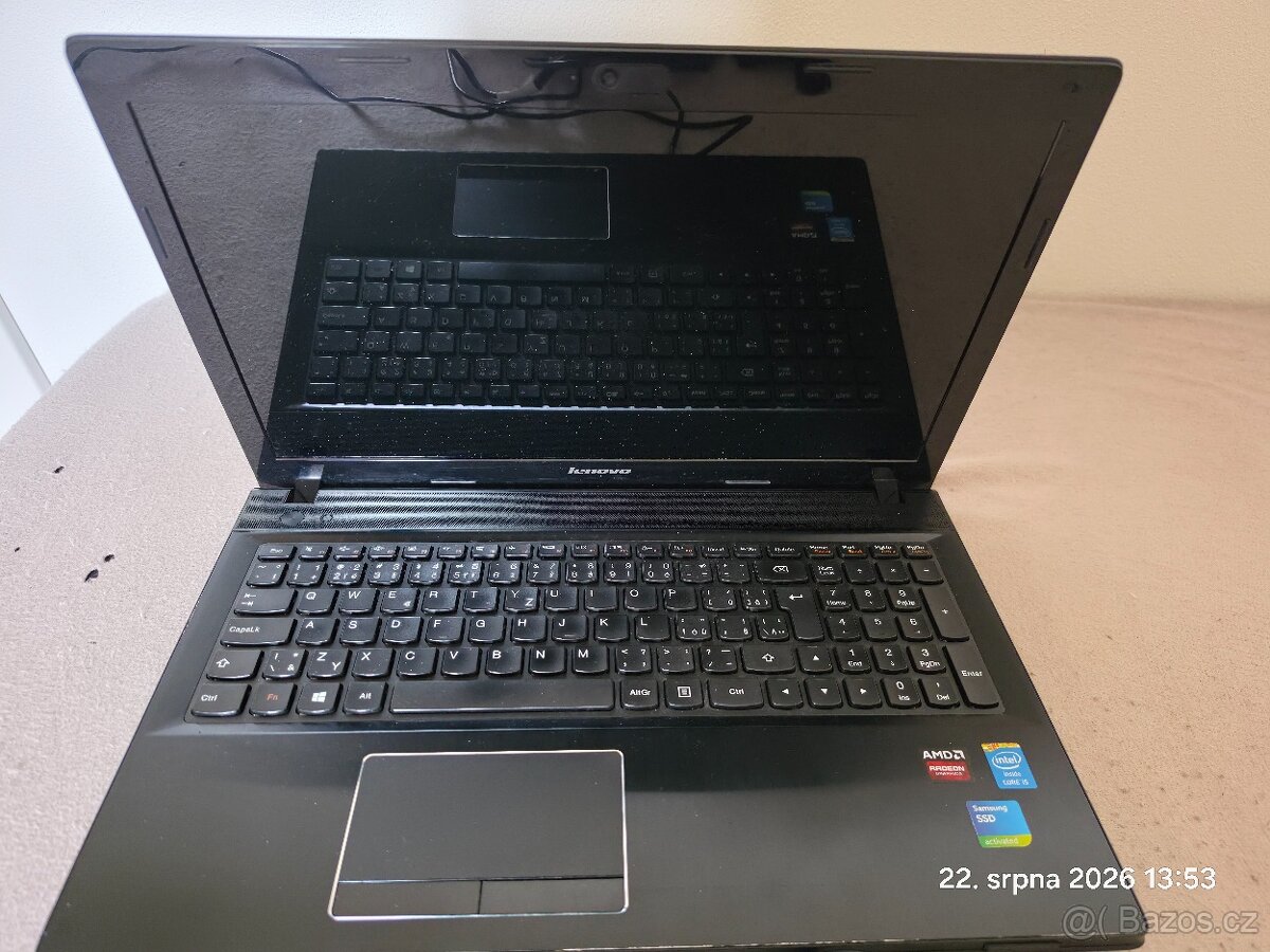 Notebook Lenovo G510, SSD 250 GB, 8 GB RAM