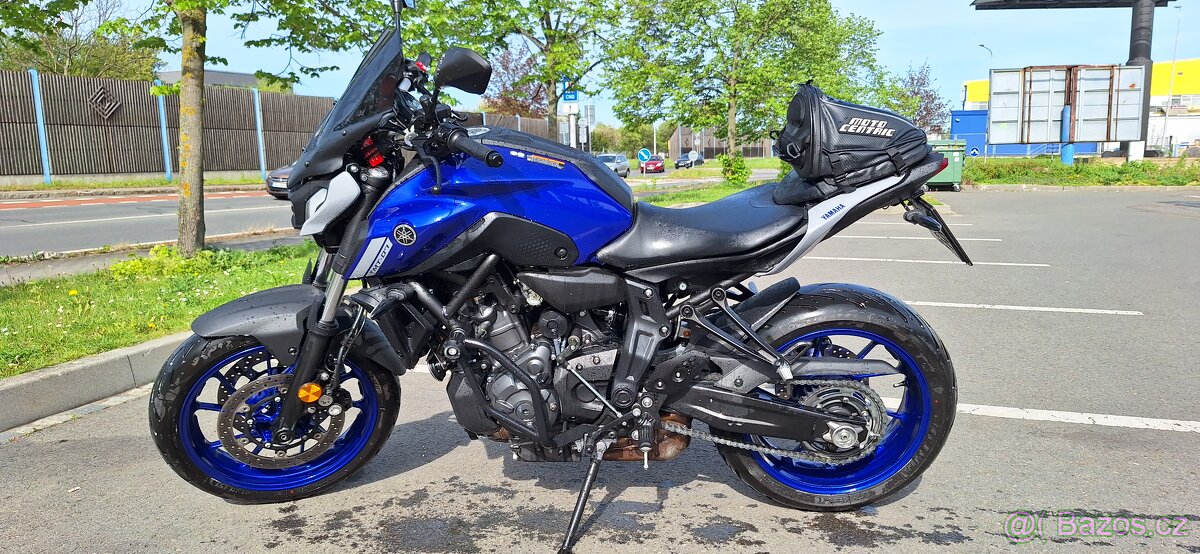 Yamaha MT07 ,2021,ČR,ABS,54kw