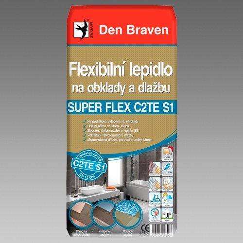 flexibilní lepidlo na obklady a dlažbu SUPER FLEX 25kg