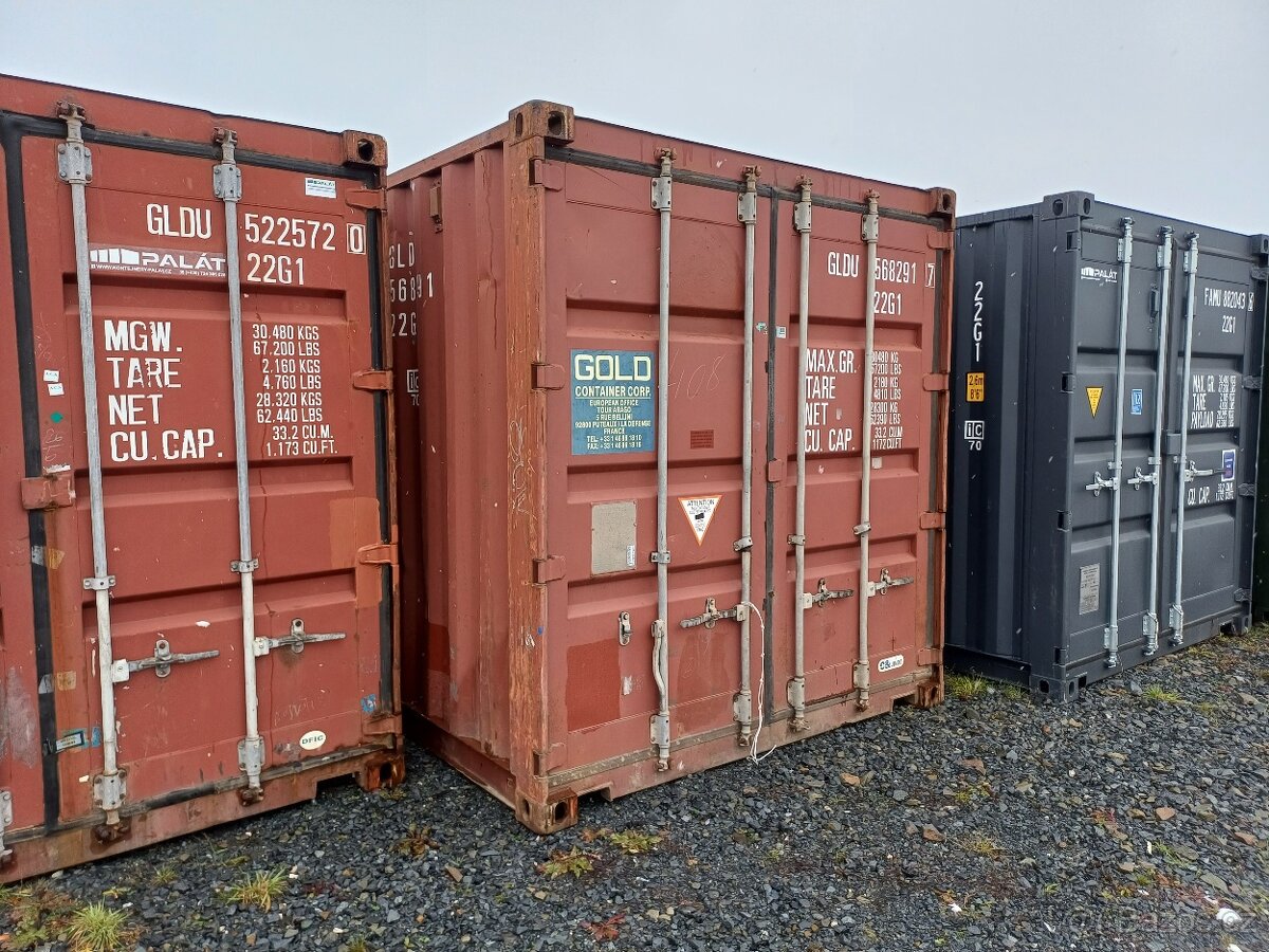 Skladový kontejner vel. 20´(6m) - použitý lodní kontejner