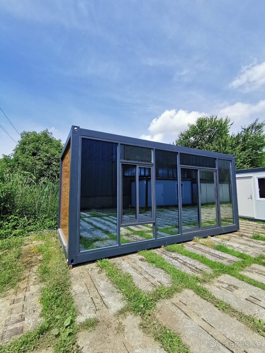 Obytný kontejner PMP 3x6 prosklená stěna