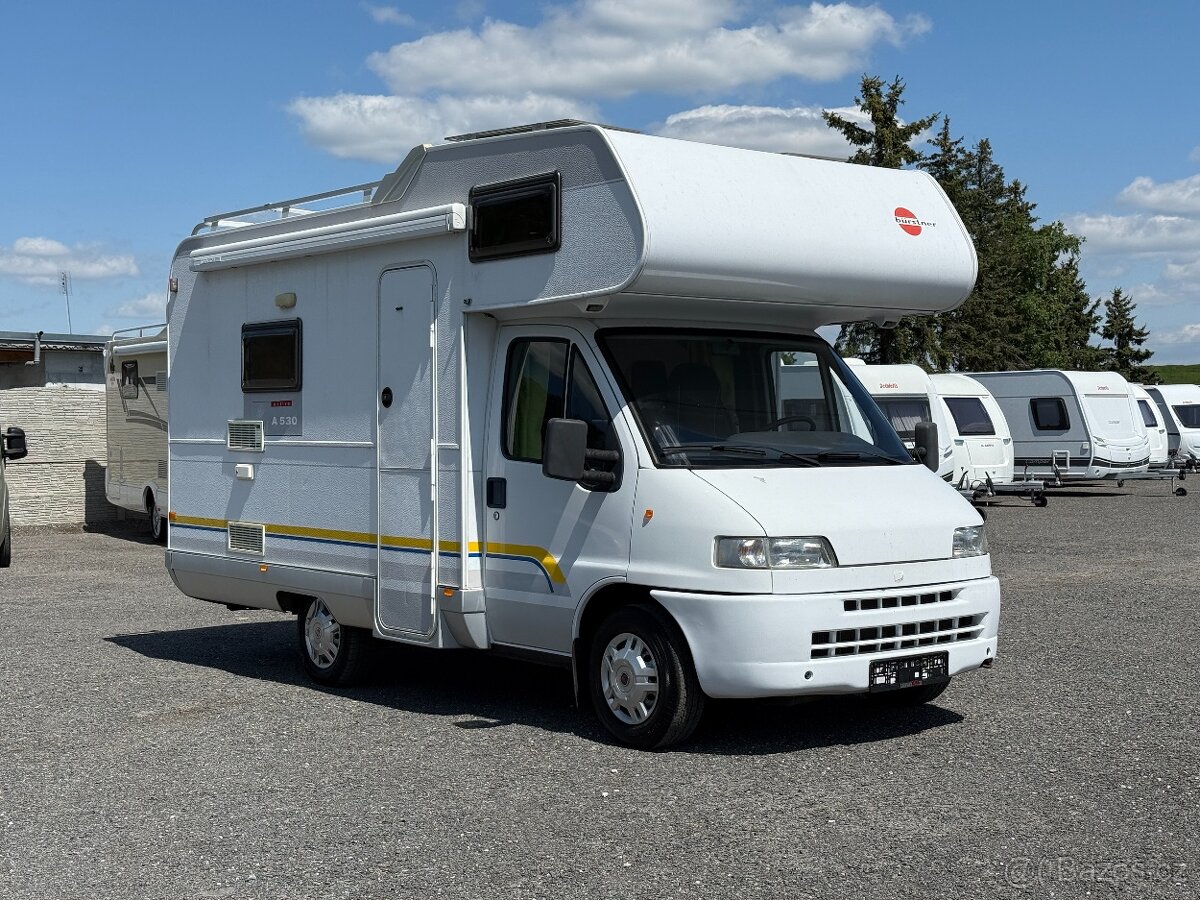 Obytné auto Bürstner, 1.9 TD, markýza, solár