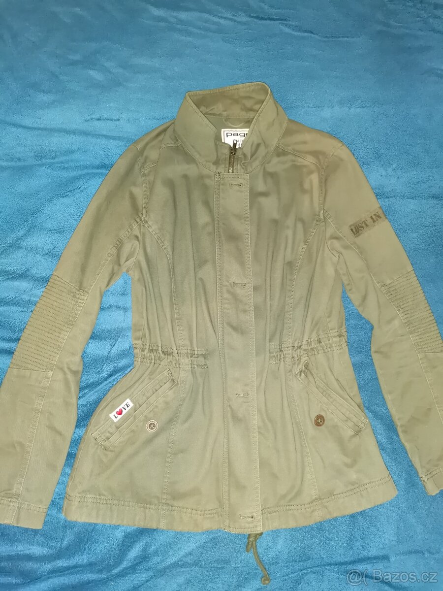 Tenká bunda, parka vel. 40