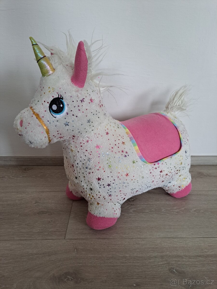 Skákací gumový koník, jednorožec