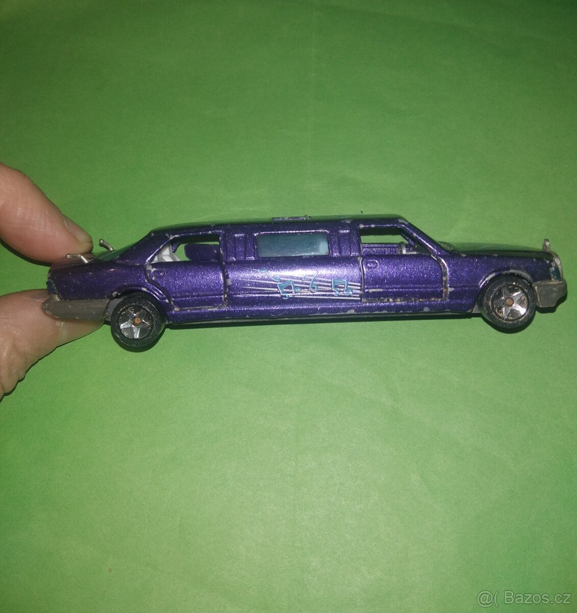 Retro- limuzína-Mercedes- autíčko- Majorette-1980