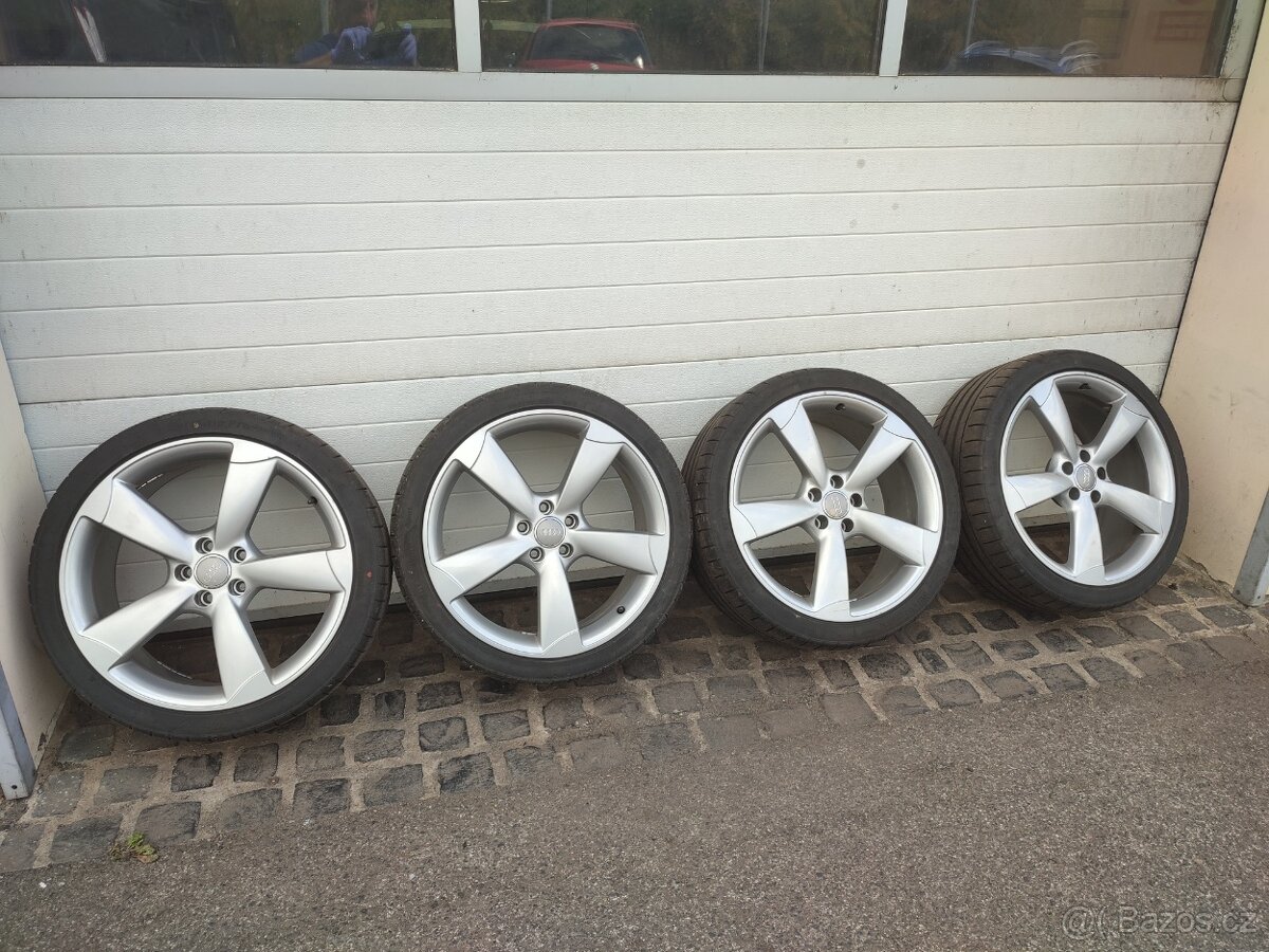 Prodám originální kola 255/35/20na Audi a6 Rotory