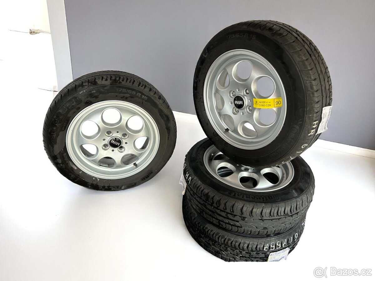 Originální alu kola Mini Cooper 4x100+ 175/65r15
