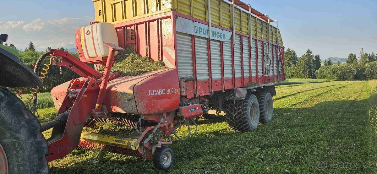 Sběrací vůz Pottinger JUMBO 8020