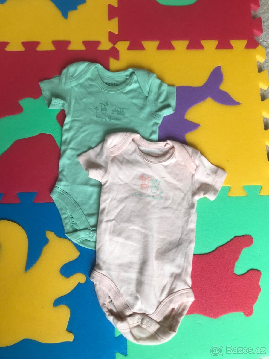 2x Body krátký rukáv, vel 62