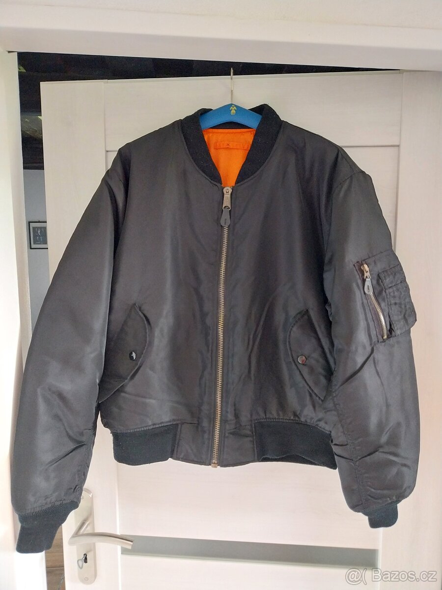 Bunda MA1 Bomber černý