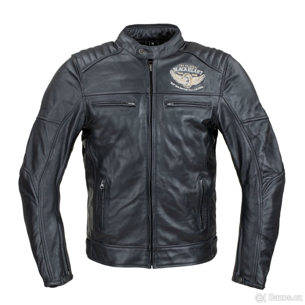 Kožená motobunda W-TEC Black Heart Wings Leather Jacket XL