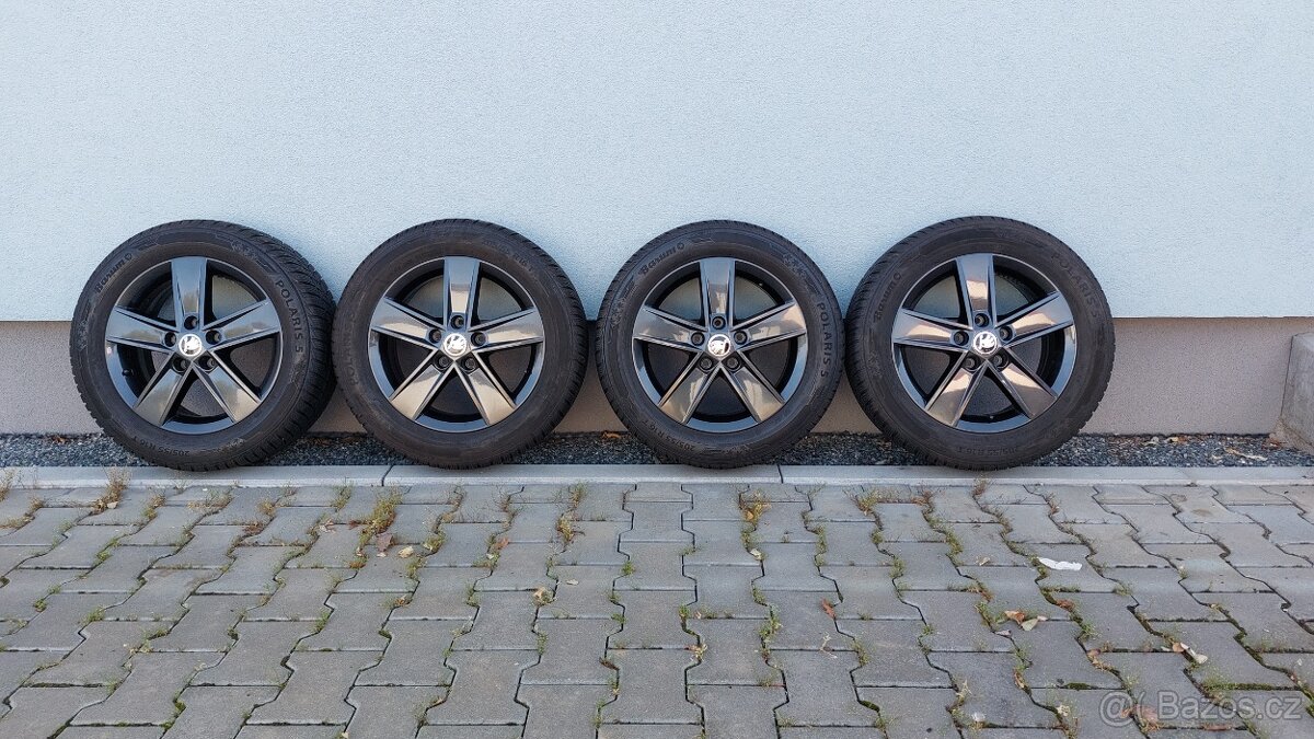 Alu kola 5x112 r16, Star, originál Škoda Octavia III