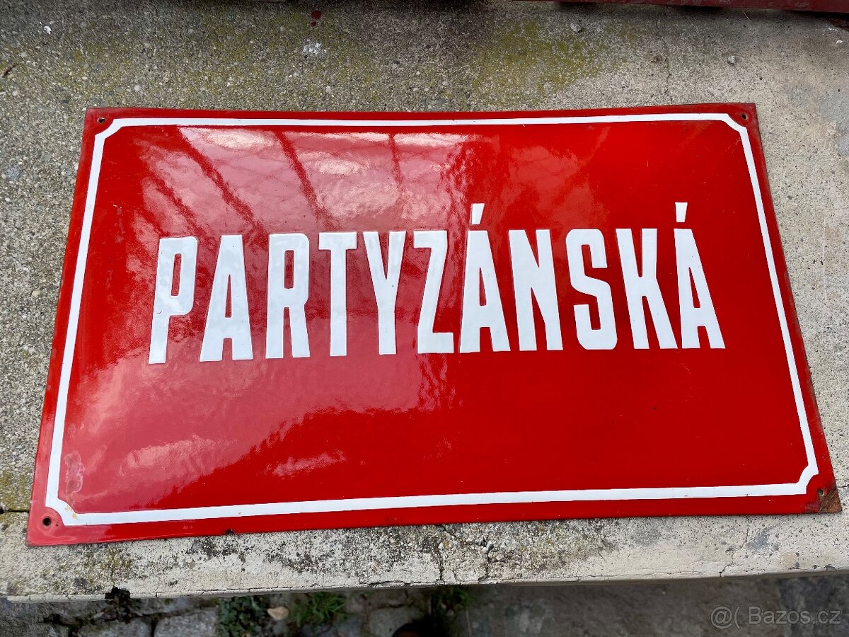 Cedule plechová