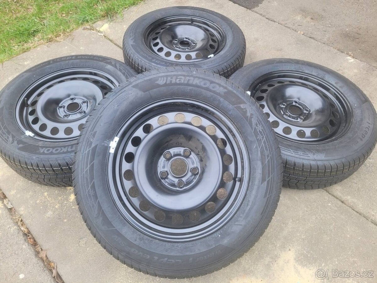 Nová zimní plechová sada Volkswagen Tiguan R17