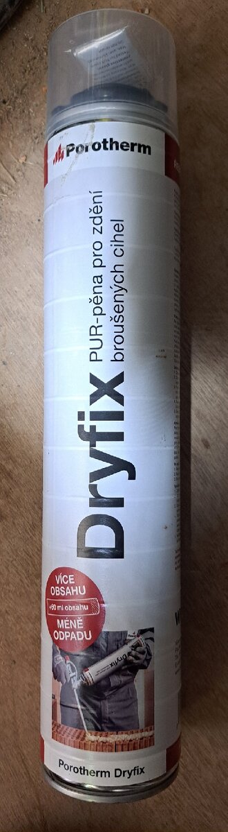 Porotherm zdicí pěna DRYFIX 9 ks