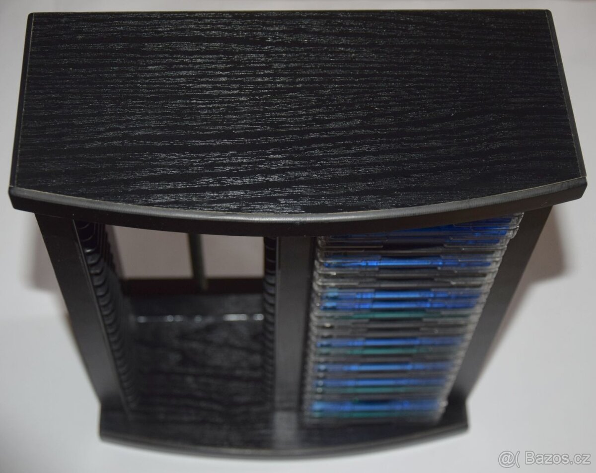 Minidisc MD minidisk box dřevěný HAMA na 48 MD + 24x MD