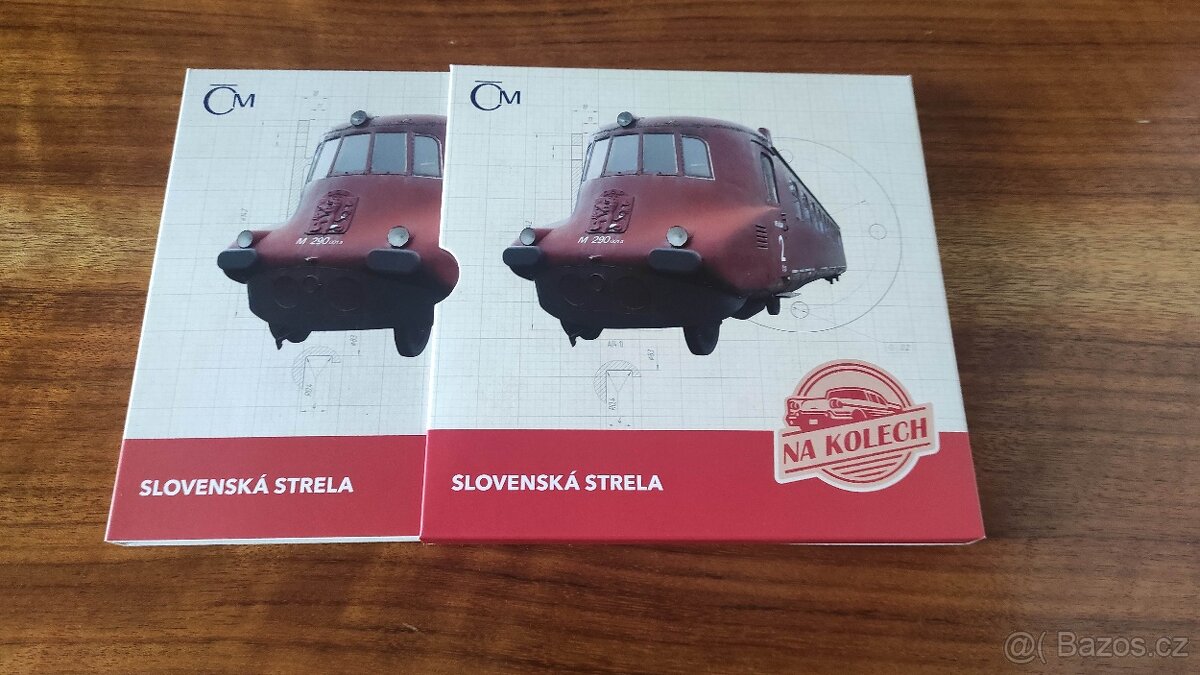 Stříbrná mince Na kolech - Vlaková souprava Slovenská strela