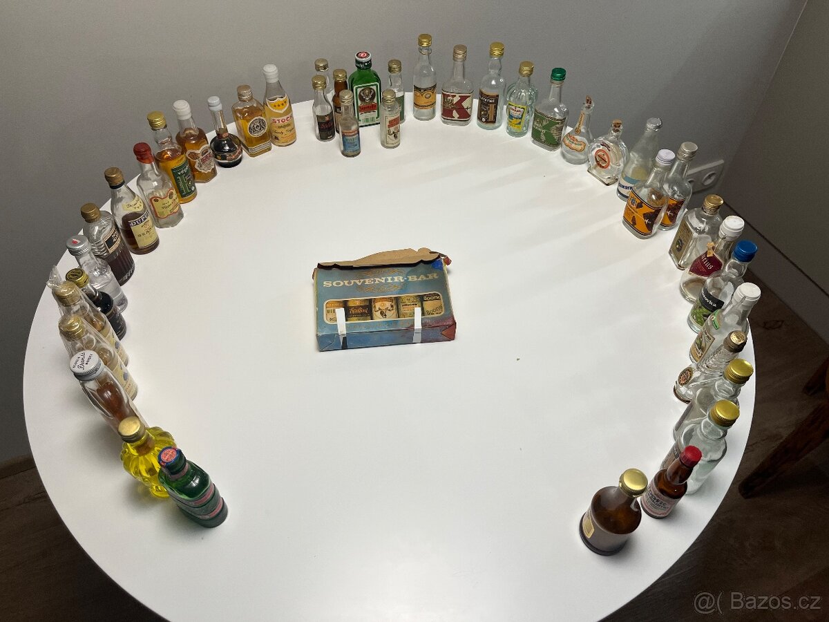 Mini lahvičky s alkoholem i bez 16 +20