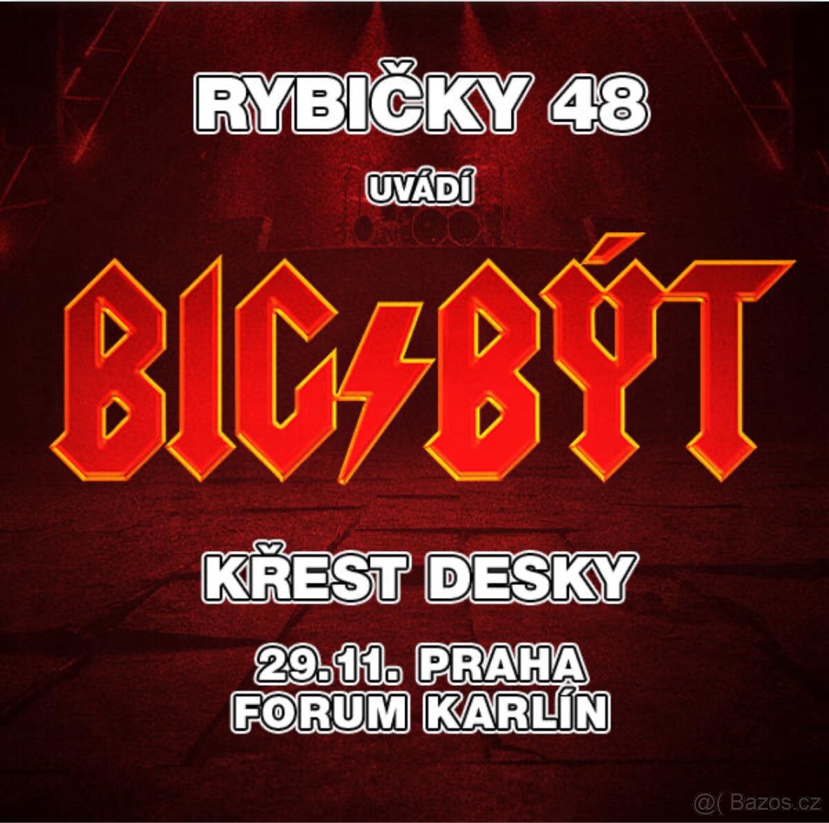 Prodám 2 lístky na koncert