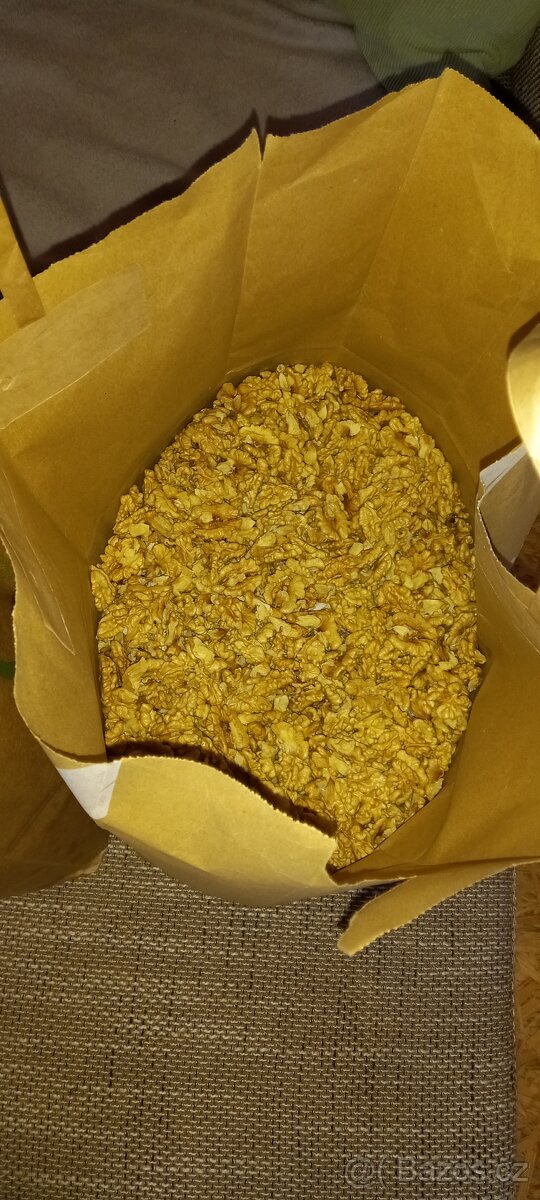 Ořechy vlašské jádra 2025 i červené jádra