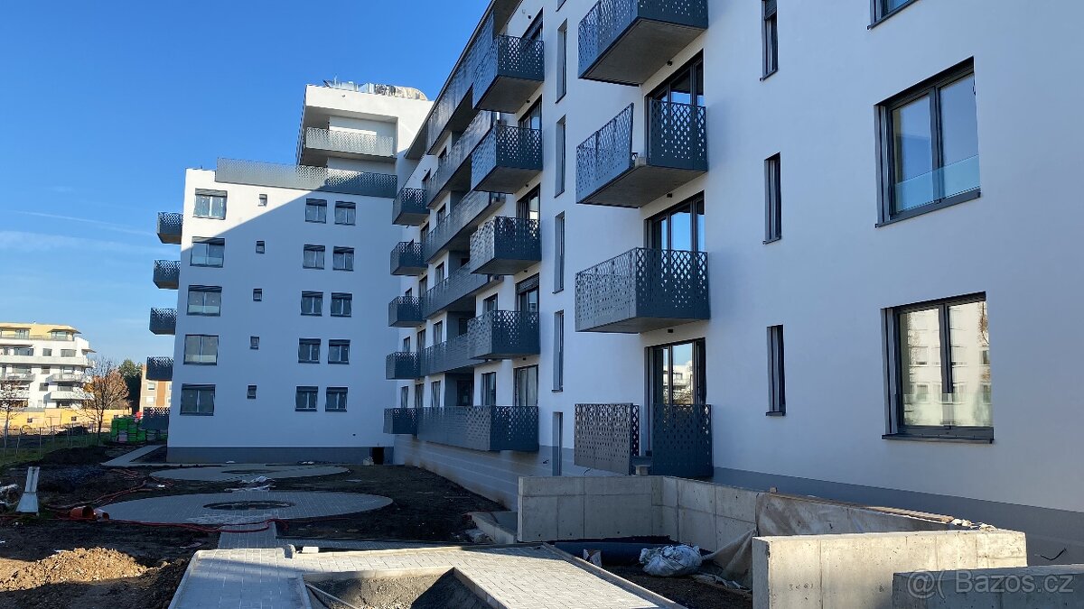 Pronájem nového bytu 1+kk 32 m2, Praha 5, Barrandov