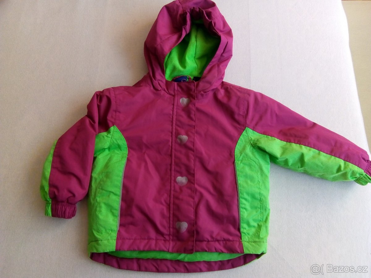 Zimní bunda pro holčičku 1-2 roky