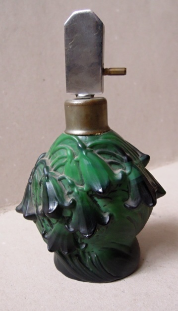 Historický flakon - Malachit