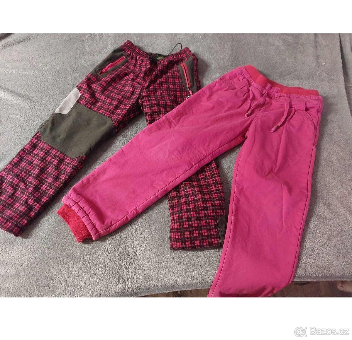 Zateplené zimní kalhoty + Softshelová bunda