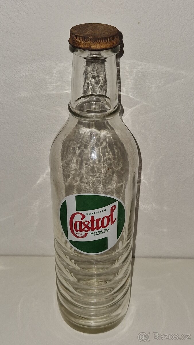Castrol - originální stará láhev