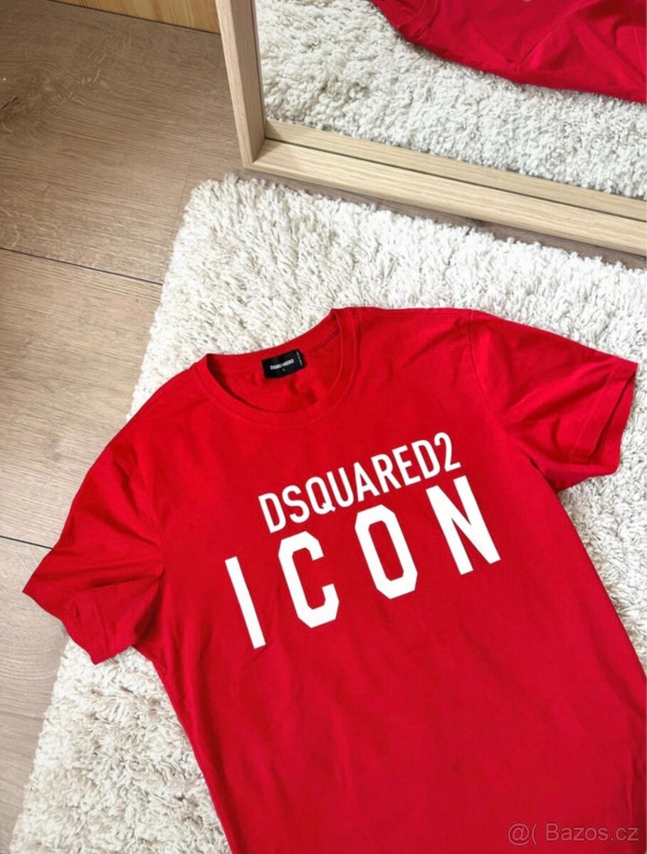 Dsquared2 červené tričko
