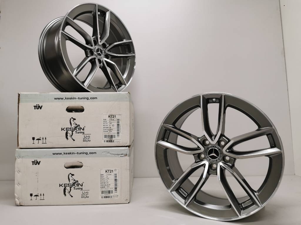 Mercedes A, B, C, E, GLA, alu kola 5x112 R19 ET45