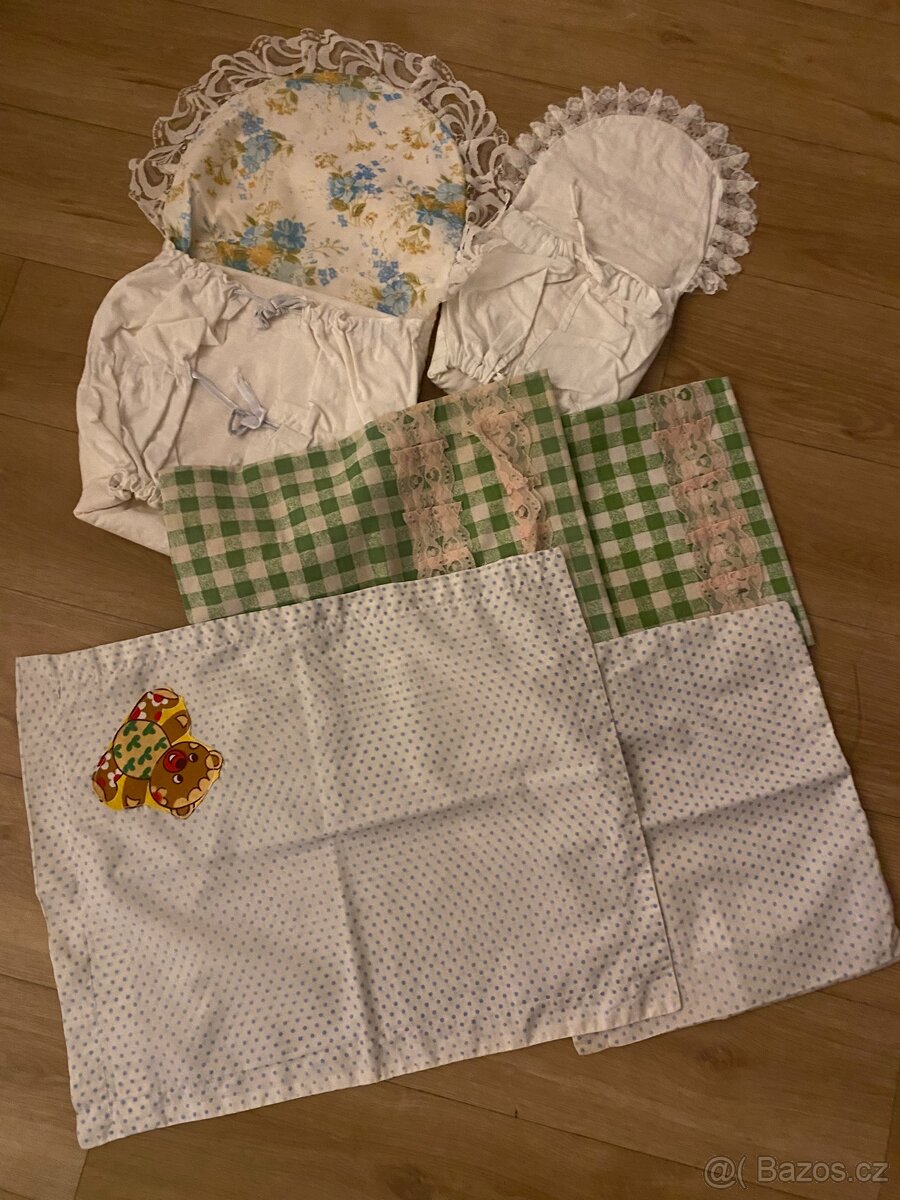 Perinky do kocarku pro panenky a zabalky retro