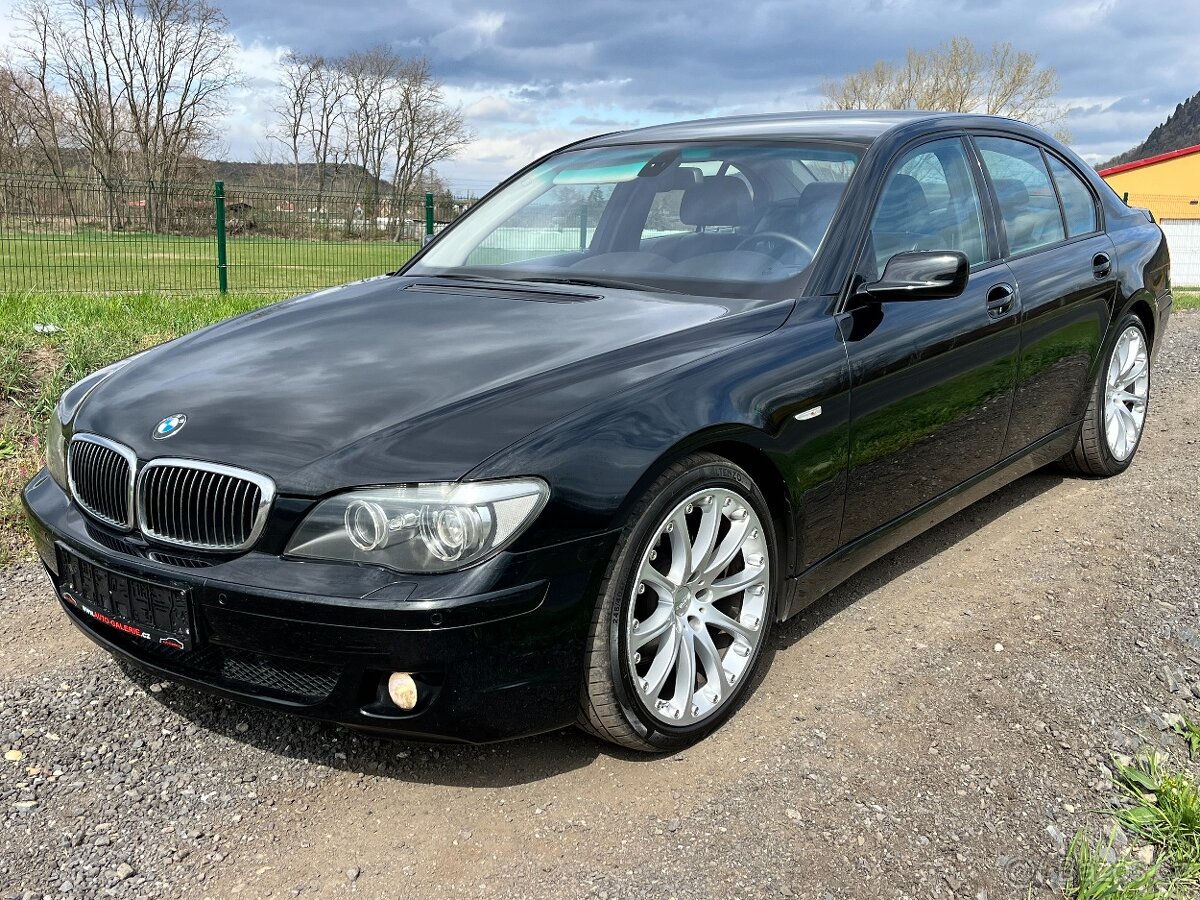 BMW E65 740i SPORT,2006,XENON,KŮŽE,TAŽNÉ,HARTGE R20,PĚKNÝ