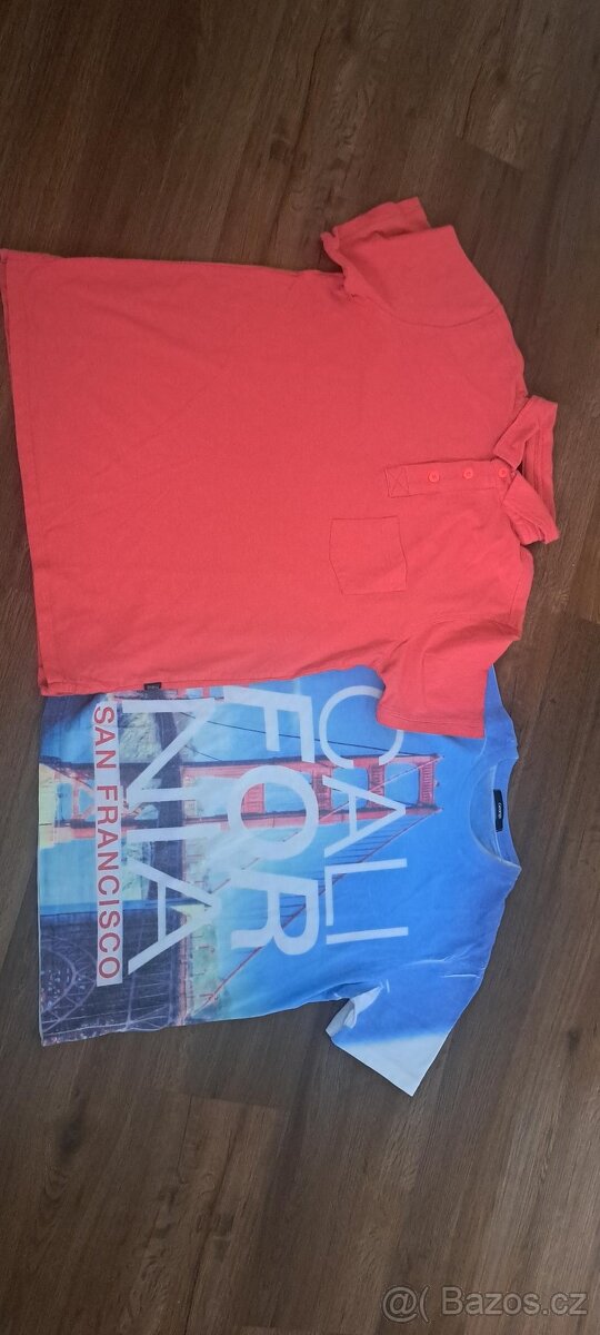 2 pánská trička vel. S