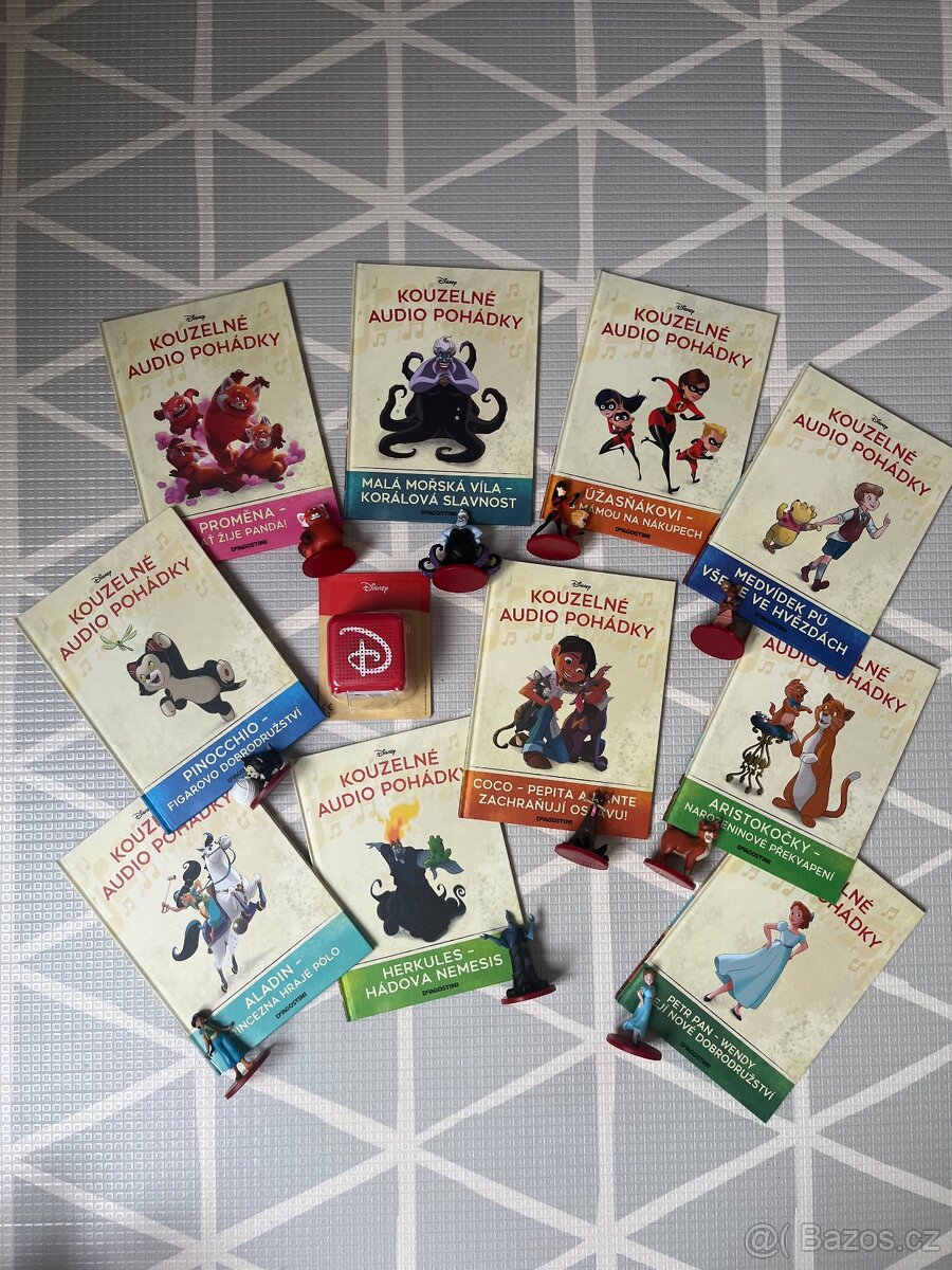 Disney kouzelné audio pohádky set 10ks + repráček 1-150