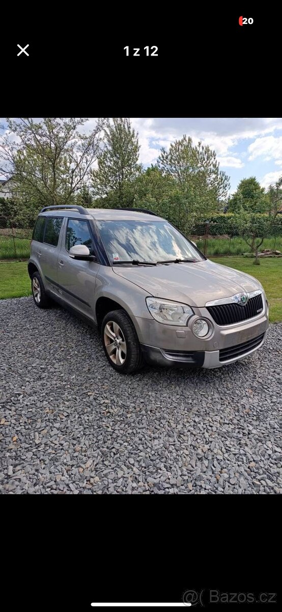 Škoda Yeti 1,6 Tdi 77kw