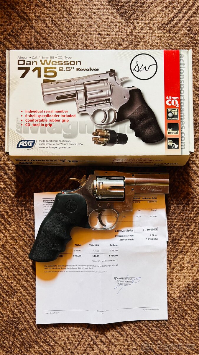 CO2 revolver Dan Wesson 2.5"