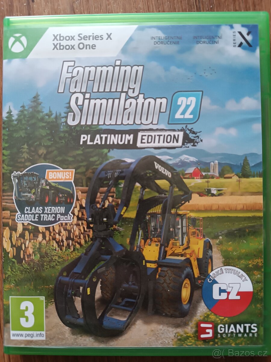 Xbox one- series X Farming simulator 22 platinum edition