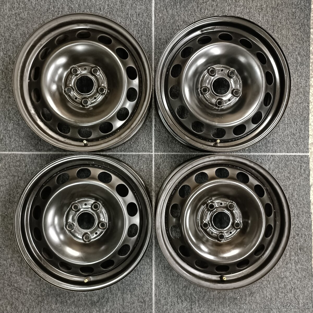 Plechové disky 5x112 et43 6jx16 57,1 Karoq, T-Roc, Ateca