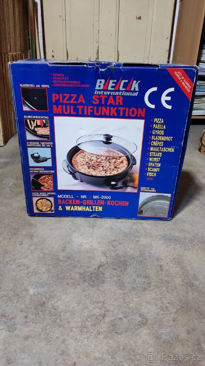Elektrická pánev na pizzu
