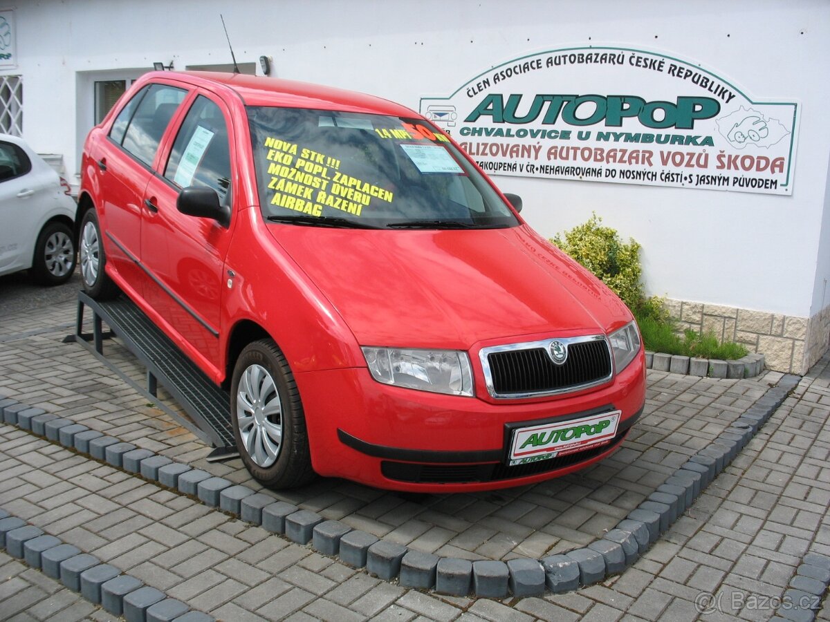Fabia 1,4 MPi-50 kW, 44.000,-Kč