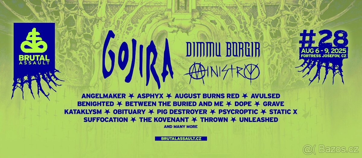 Ubytování na Brutal Assault 2025