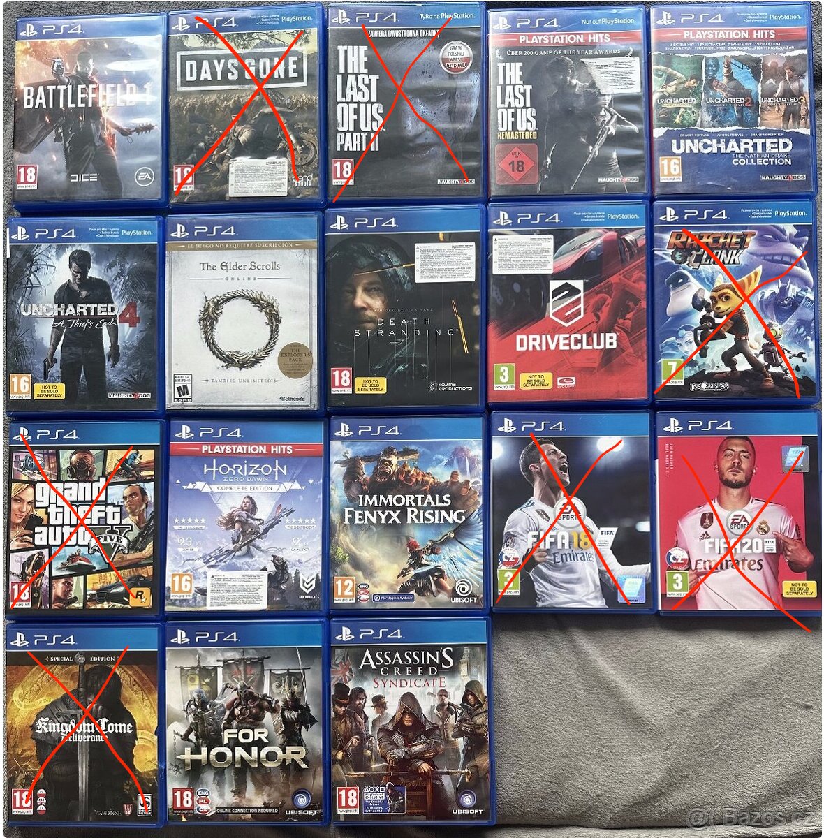Hry na Play Station 4 (PS4)