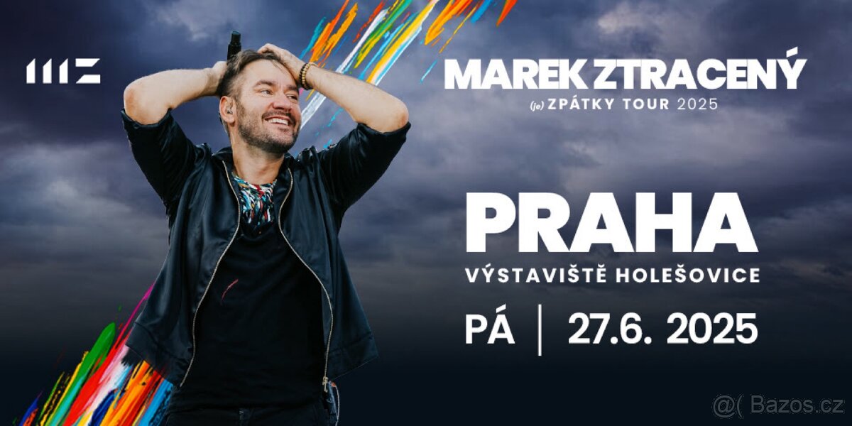 MAREK ZTRACENÝ - 27.06. 2025 PRAHA 2x vstupenka