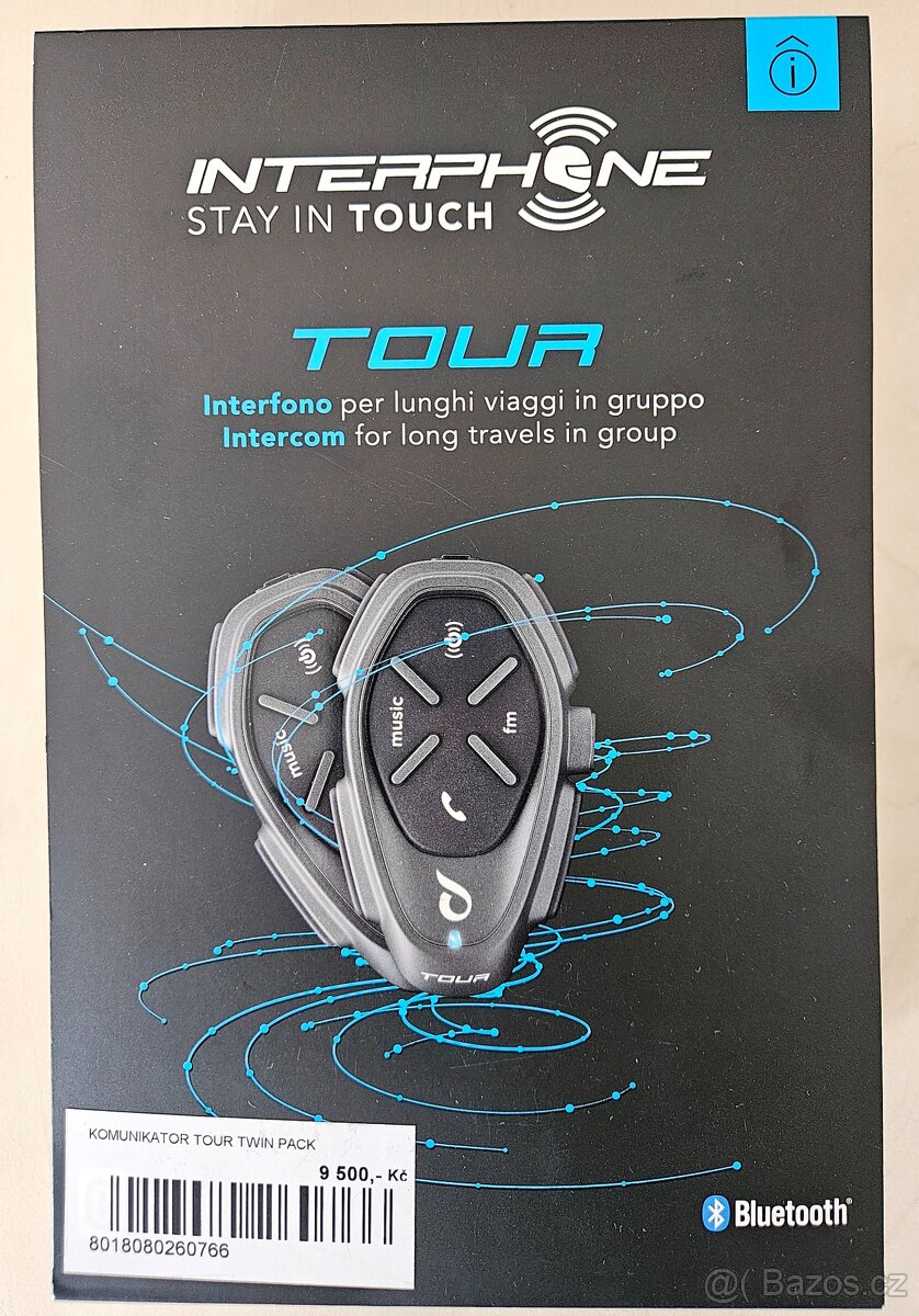 interkom CellularLine INTERPHONE Tour Twin pack