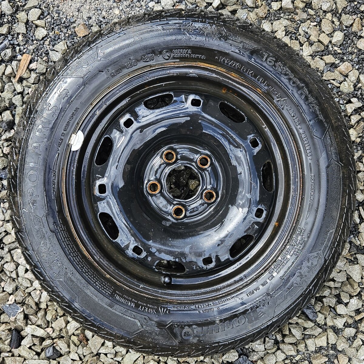 Zimní kola Škoda, VW 165/70/14, 5Jx14 ET35 č. AD07