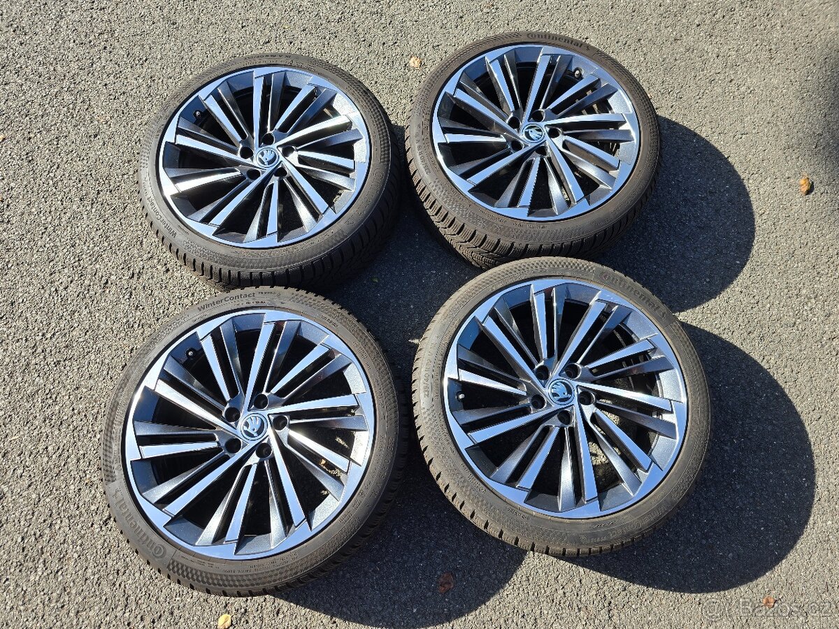 Originální zimní sada kol Škoda Superb VERITATE R19, TPMS