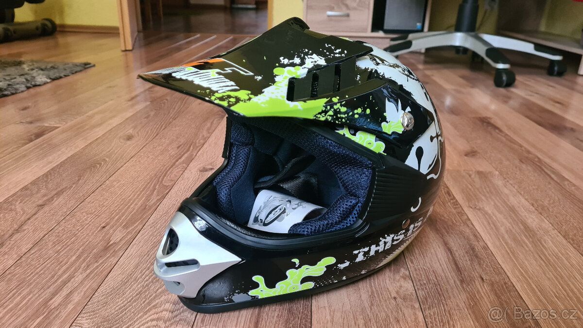 Dětská motokrosová helma KXD vel. XL 53 - 54